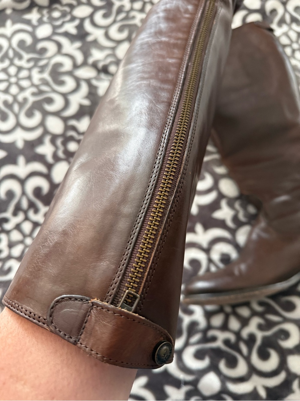 Frye, Melissa, chocolate brown, size 11 - Picture 9 of 9